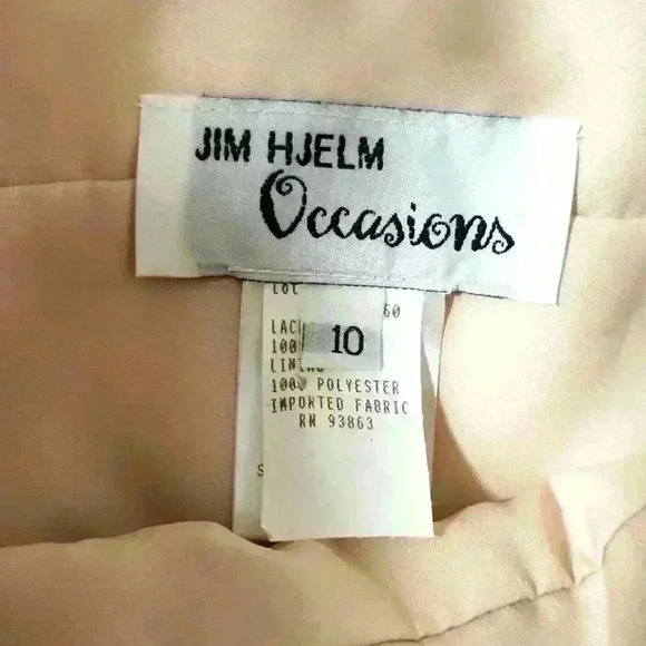 Jim Hjelm One Shoulder Blush Dress - Picture 5 of 6